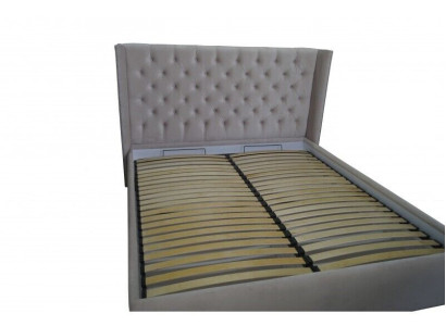 Chesterfield Bett Polster Doppel Hotel Deko Betten Schlafzimmer 180x200cm